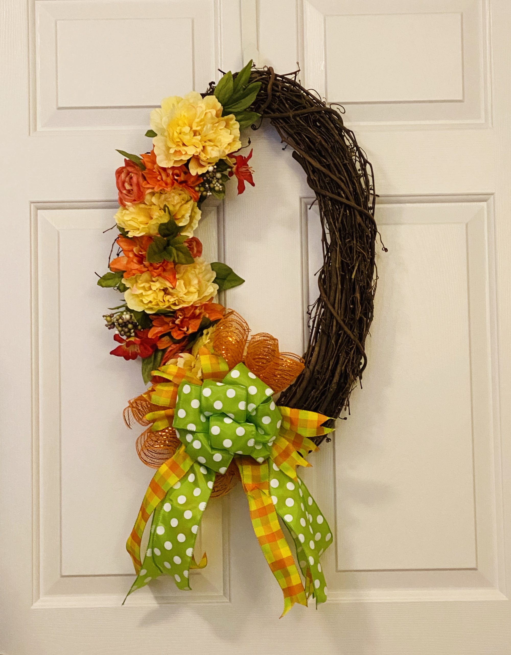 custom spring wreath columbia sc